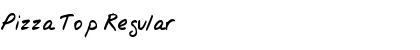 Download Pizza Top Regular Font Title Preview