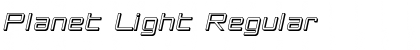 Download Planet Light Regular Font Title Preview