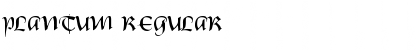 Download Plantum Regular Font Title Preview