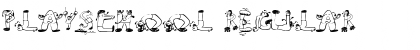 Download Playschool Regular Font Title Preview