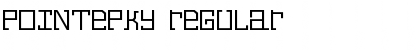 Download Pointepky Regular Font Title Preview