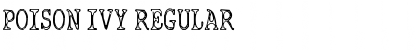Download Poison Ivy Regular Font Title Preview