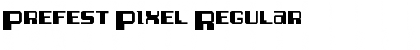 Download Prefest Pixel Regular Font Title Preview