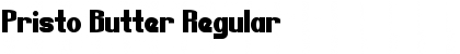 Download Pristo Butter Regular Font Title Preview
