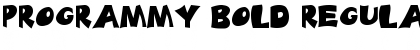 Download Programmy Bold Regular Font Title Preview