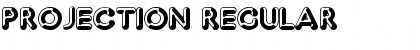 Download Projection Regular Font Title Preview