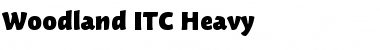 Download Woodland ITC Heavy Font Title Preview