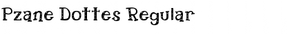 Download Pzane Dottes Regular Font Title Preview