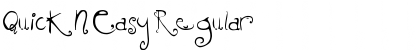 Download Quick N Easy Regular Font Title Preview