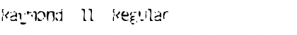 Download Raymond ll Regular Font Title Preview