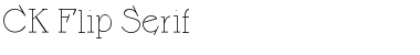 Download CK Flip Serif Regular Font Title Preview