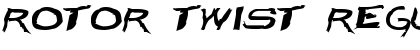 Download Rotor Twist Regular Font