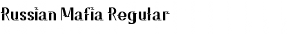 Download Russian Mafia Regular Font Title Preview