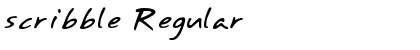 Download scribble Regular Font