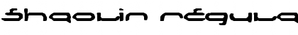 Download Shaolin Regular Font Title Preview
