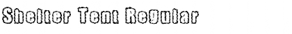 Download Shelter Tent Regular Font Title Preview