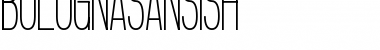 Download Bologna Sansish Regular Font Title Preview