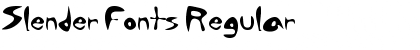 Download Slender Fonts Regular Font