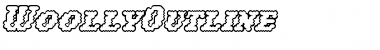 Download WoollyOutline Regular Font Title Preview