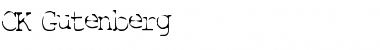 Download CK Gutenberg Regular Font Title Preview