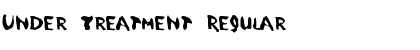 Download Under Treatment Regular Font Title Preview