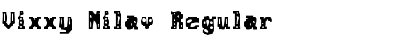 Download Vixxy Nilav Regular Font Title Preview