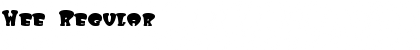 Download Wee Regular Font Title Preview