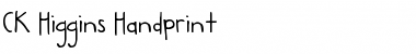 Download CK Higgins Handprint Regular Font Title Preview