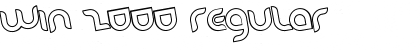 Download WIN 2000 Regular Font Title Preview