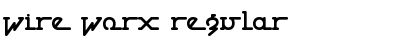 Download Wire Worx Regular Font Title Preview