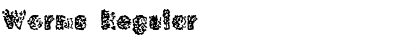 Download Worms Regular Font Title Preview