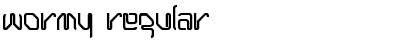 Download Wormy Regular Font Title Preview