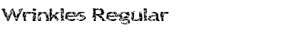 Download Wrinkles Regular Font Title Preview