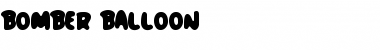 Download Bomber Balloon Regular Font Title Preview