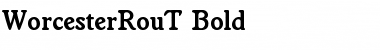 Download WorcesterRouT Bold Font Title Preview