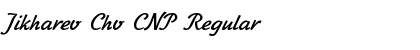 Download Jikharev Chv CNP Regular Font Title Preview