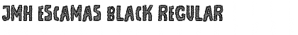 Download JMH Escamas Black Regular Font Title Preview