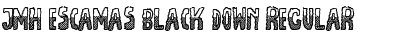 Download JMH Escamas Black Down Regular Font Title Preview