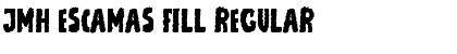 Download JMH Escamas Fill Regular Font Title Preview