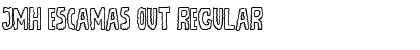 Download JMH Escamas Out Regular Font Title Preview