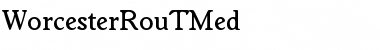 Download WorcesterRouTMed Regular Font Title Preview