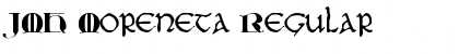 Download JMH Moreneta Regular Font Title Preview