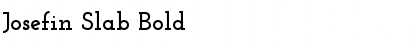 Download Josefin Slab Bold Font Title Preview
