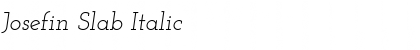 Download Josefin Slab Italic Font Title Preview