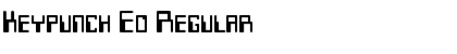 Download Keypunch Eo Regular Font Title Preview