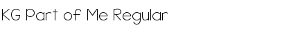 Download KG Part of Me Regular Font Title Preview