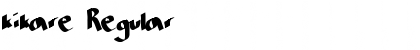 Download kikare Regular Font Title Preview