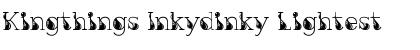 Download Kingthings Inkydinky Lightest Font Title Preview