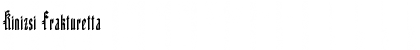 Download Kinizsi Frakturetta Font Title Preview