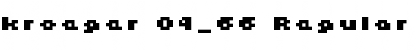 Download kroeger 04_66 Regular Font Title Preview